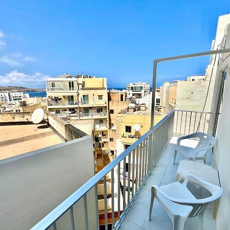 Spacious 2Br Penthouse With A Large Front-Terrace - Close To Bugibba Perched Beach St. Paul's Bay Ngoại thất bức ảnh